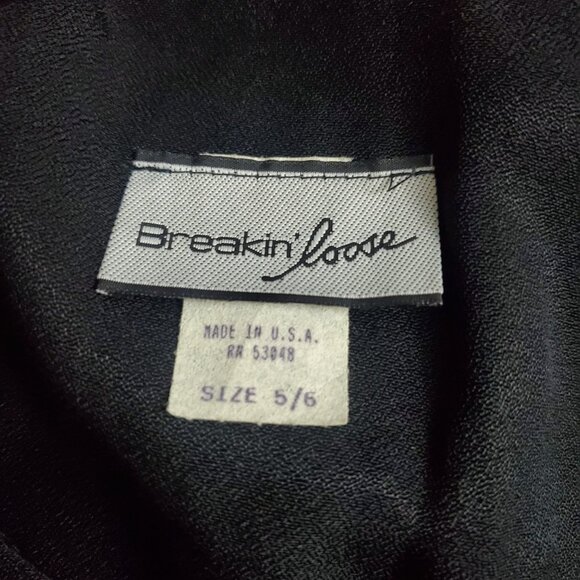 Women's 90s Vintage Top Black 5/6 Sleeveless Goth Grunge Business Casual - Picture 13 of 14